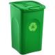 Odpadkový koš na tříděný odpad Stefanplast BEGREEN zelený 50L