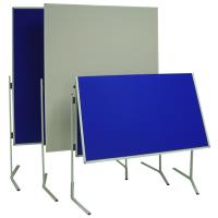 Bílá moderační tabule Standard jednodílná, karton 120x150cm
