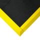 Gumová průmyslová rohož COBA Solid Fatigue-Step Standard 0,9 x 0,9m černá