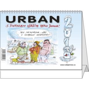 Stolní kalendář - Urban - S Pivrncem udržíte teplo domova! 2018