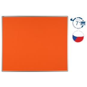 Textilní nástěnka EkoTAB 120 x 90 cm - oranžová