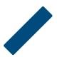 Podlahové samolepicí značení tvar PRUH modrý - 10 ks