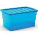 Plastový úložný box KETER Omni box M modrý 30 l