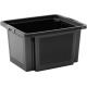 Plastový úložný box KETER H box 25l, černý