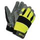 Reflexní pracovní rukavice Cerva OS 1st Grip černá/žlutá vel. 11