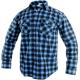Flanelová košile CXS TOM modro-černá, vel. 39-40