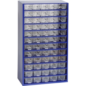 Závěsná skříňka se zásuvkami 60A modrá