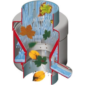 Sběrač dešťové vody GRAF De Luxe s filtrem - hnědý