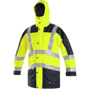 Reflexní pracovní bunda 5v1 CXS LONDON žluto-modrá vel.M