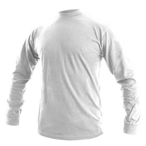 Tričko s dlouhým rukávem CXS PETR bílé, vel. XL