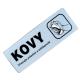 Cedulka KOV - označení na odpadkový koš