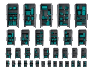 Venkovní plastová skříň TERRY MODULAR PRO 4 s UV ochranou