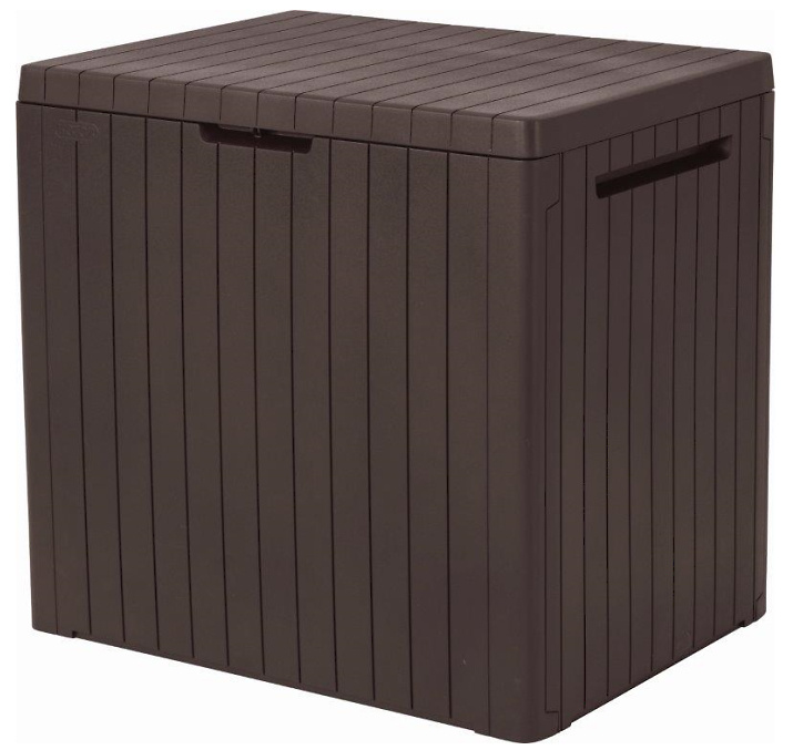 Zahradní úložný box CITY STORAGE 113L hnědá