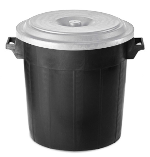 Sud na vodu STEFANPLAST BINGO 50 l černý, bez víka