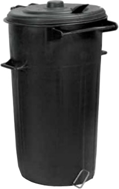 Plastová popelnice kulatá I.C.S. spa 80 l