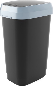 Koš na odpad KIS DUAL SWING L 50l černý