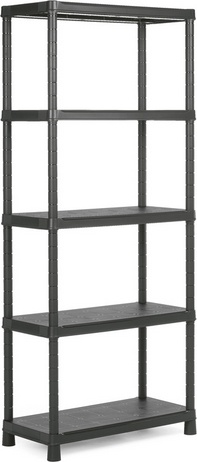 Plastový regál KETER PLUS, 5 polic o nosnosti 50 kg