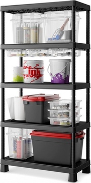 Plastový regál KETER PLUS shelf tribac, 5 polic o nosnosti 60kg