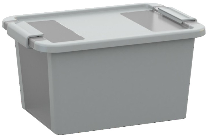 Plastový úložný box KETER Bi Box S s víkem 11l, šedý