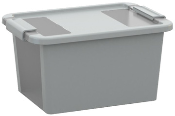 Plastový úložný box KETER Bi Box S s víkem 11l, šedý