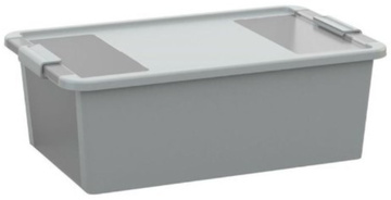 Plastový úložný box KETER Bi Box M s víkem 26l, šedý