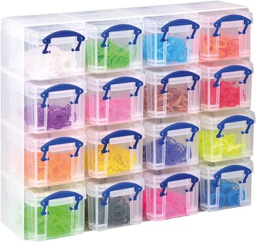 Plastový organizér REALLY USEFUL s 16-ti čirými boxy