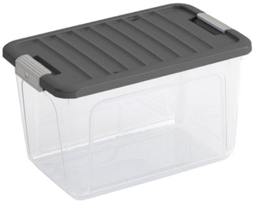 Úložný plastový box KETER W Box S s šedým víkem 15 l