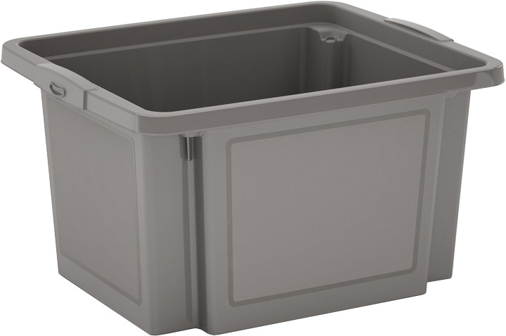 Plastový úložný box KETER H box 25l, šedý