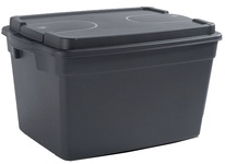 Plastový úložný box KETER Black Box M 50l s víkem
