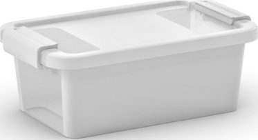 Plastový úložný box KETER Bi Box XS s víkem 3l, bílý
