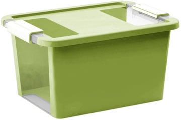 Plastový úložný box KETER Bi Box S s víkem 11l, zelený