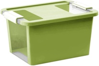 Plastový úložný box KETER Bi Box S s víkem 11l, zelený