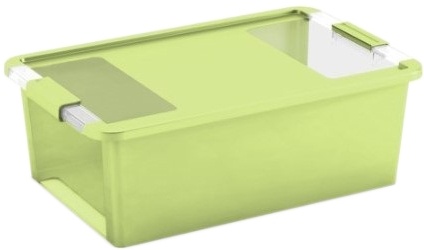 Plastový úložný box KETER Bi Box M s víkem 26l, zelený