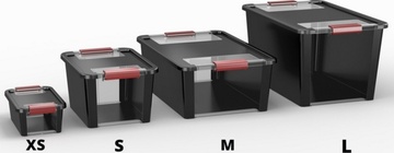 Plastový úložný box KETER Bi Box M s víkem 26l, zelený