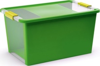 Plastový úložný box KETER Bi Box L s víkem 40l, zelený