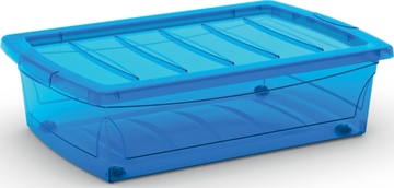 Skladovací KETER Spinning Box na kolečkách M 30l, modrý