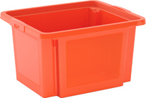 Plastový úložný box KETER H box 25l, oranžový
