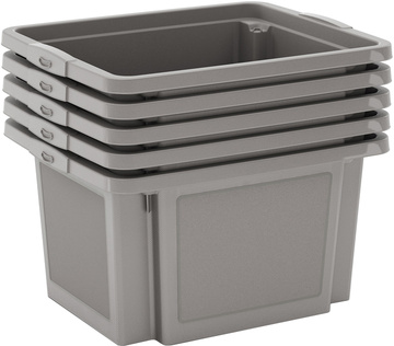 Plastový úložný box KETER H box 25l, oranžový