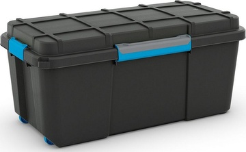 Plastový úložný box KETER Scuba Box L s víkem 80l, černý