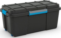 Plastový úložný box KETER Scuba Box L s víkem 80l, černý