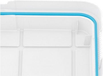Plastový úložný box KETER Scuba Box L s víkem 80l, bílý