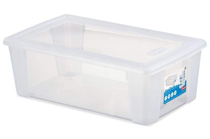 Plastový box Stefanplast Visualbox M - transparentní, 5l
