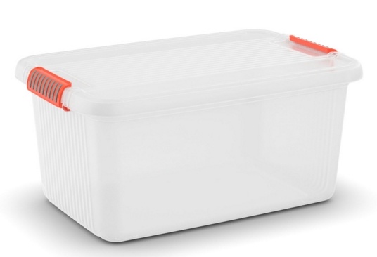Úložný plastový box KETER K LATCH BOX L bílý 43 l