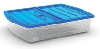 Skladovací KETER Spinning Box na kolečkách XL 56l, modrý