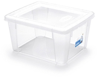 Plastový box Stefanplast Visualbox S - transparentní, 2l