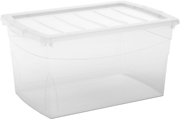Plastový úložný box KETER Omni box L čirý 50 l