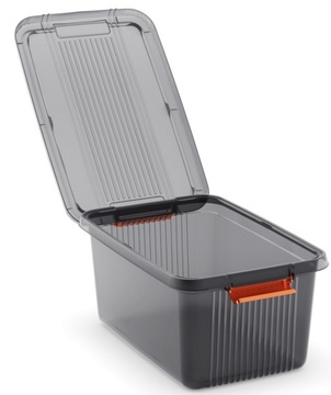 Úložný plastový box KETER K LATCH BOX S šedý 14 l