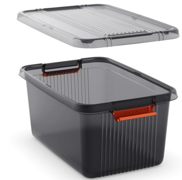Úložný plastový box KETER K LATCH BOX M šedý 28 l