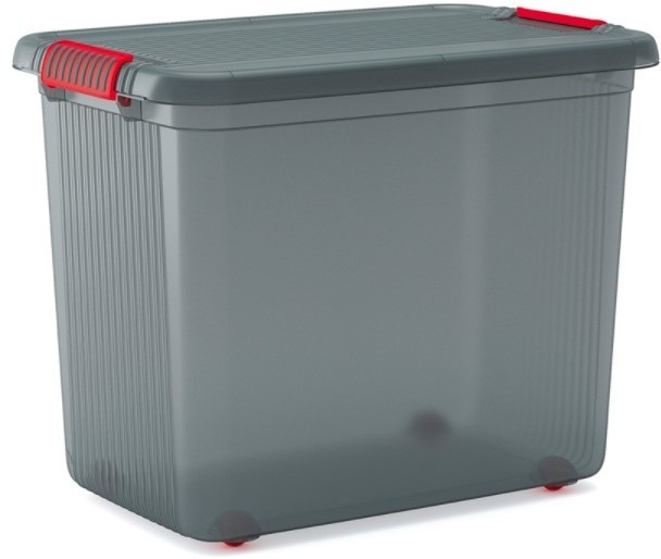 Úložný plastový box KETER K LATCH BOX XXL šedý 69 l