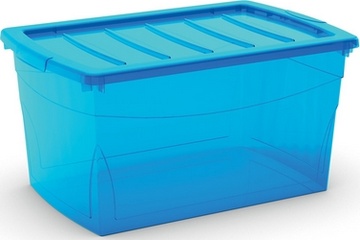 Plastový úložný box KETER Omni box L modrý 50 l